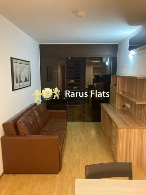 Foto 1 de Flat com 1 Quarto para alugar, 45m² em Pinheiros, São Paulo