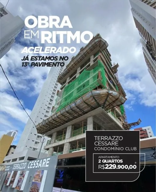 Foto 1 de Apartamento com 2 Quartos à venda, 47m² em Manaíra, João Pessoa