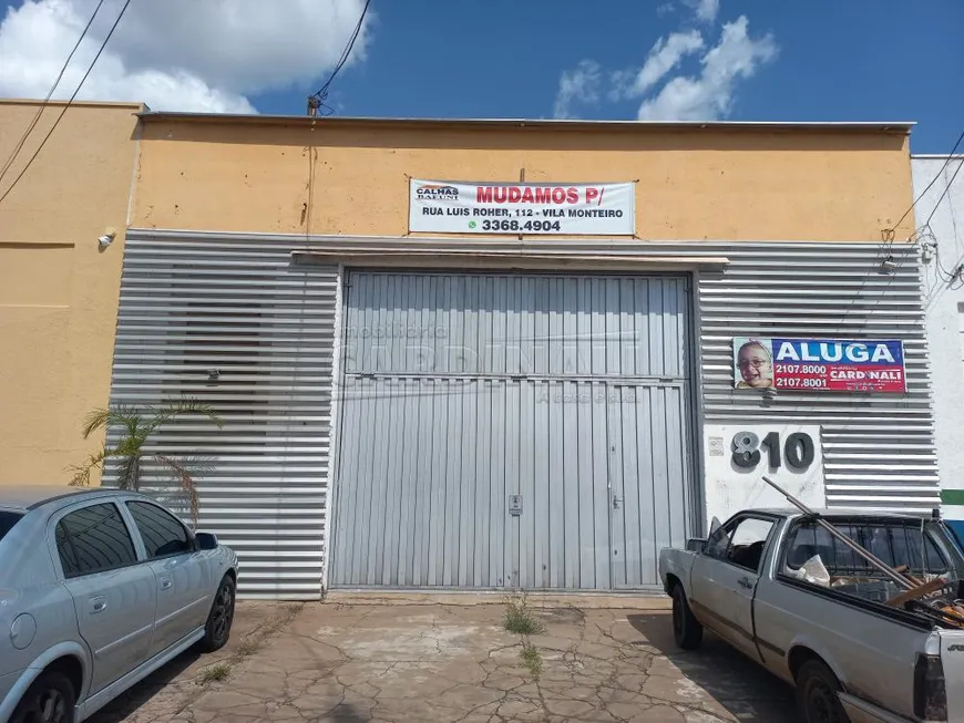 Foto 1 de Galpão/Depósito/Armazém para alugar, 300m² em Vila Lutfalla, São Carlos