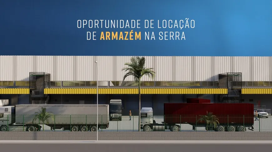 Foto 1 de Galpão/Depósito/Armazém para alugar, 2469m² em Civit II, Serra