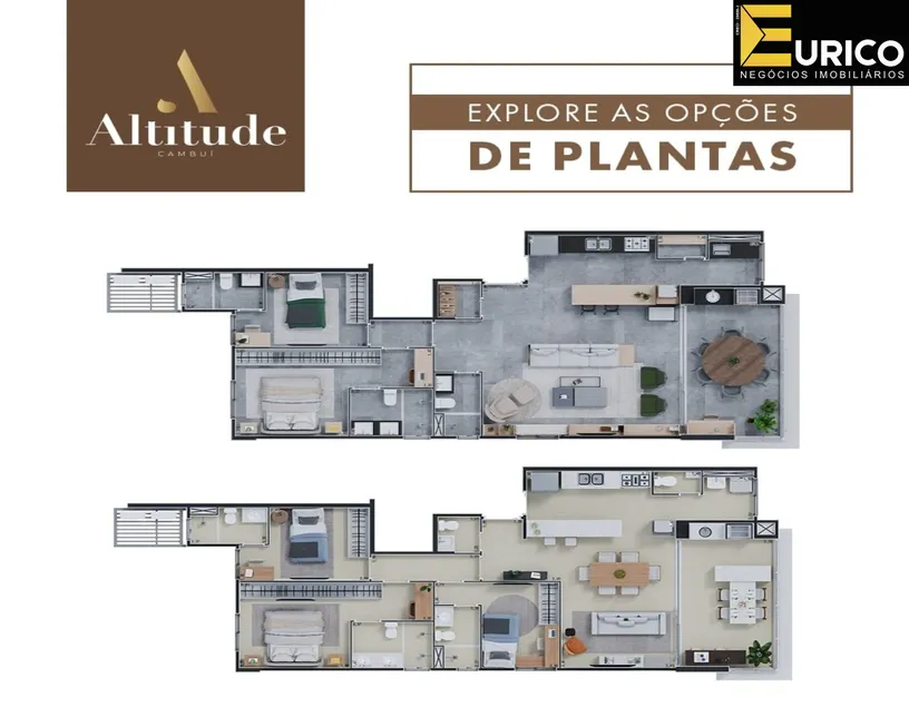 Foto 1 de Apartamento com 3 Quartos à venda, 111m² em Cambuí, Campinas