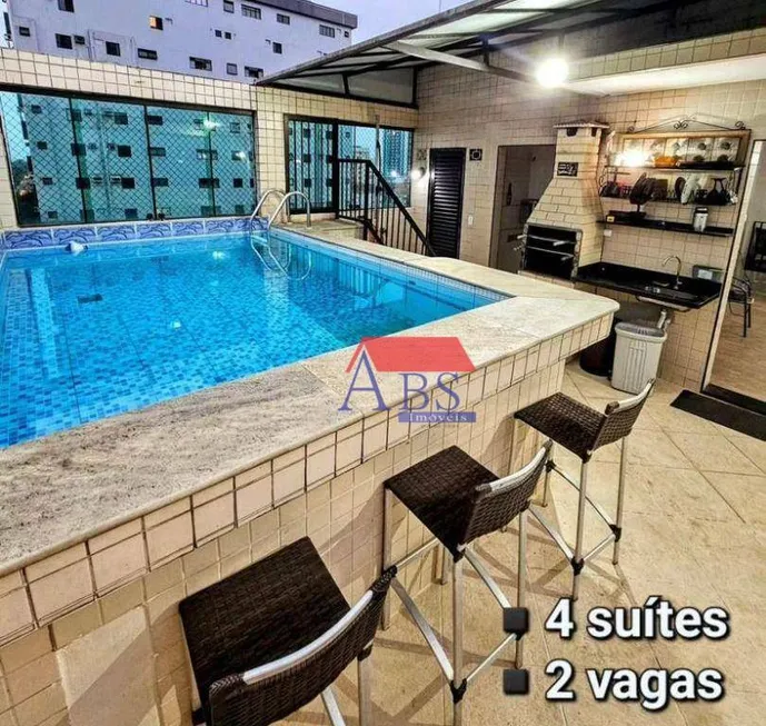 Foto 1 de Apartamento com 5 Quartos à venda, 240m² em Aparecida, Santos
