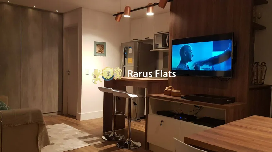 Foto 1 de Flat com 1 Quarto à venda, 43m² em Campo Belo, São Paulo