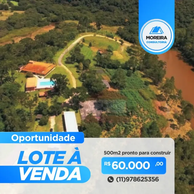 Foto 1 de Lote/Terreno à venda, 500m² em Verava, Ibiúna