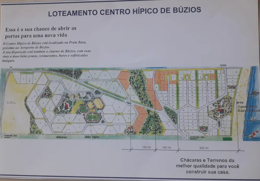 Foto 1 de Lote/Terreno à venda, 886m² em Praia Rasa, Armação dos Búzios