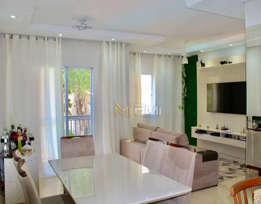 Foto 1 de Apartamento com 2 Quartos à venda, 67m² em Residencial Real Parque Sumaré, Sumaré