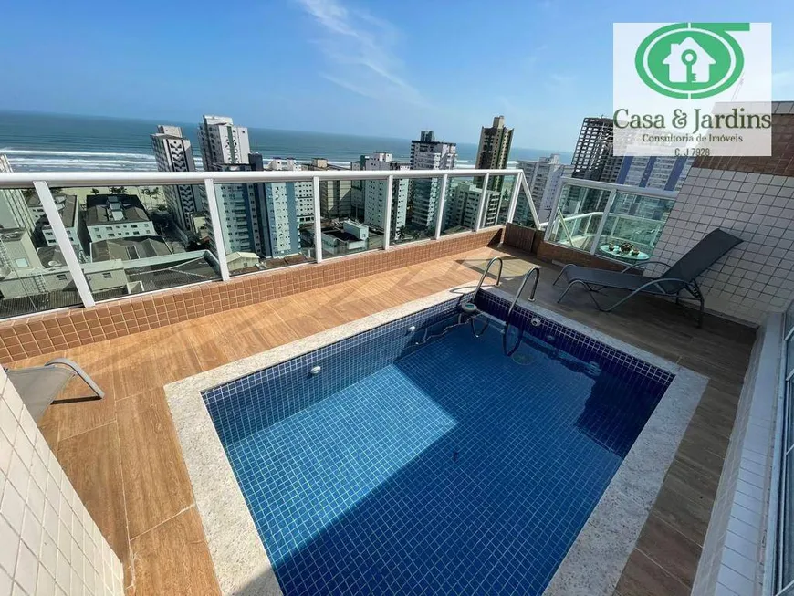 Foto 1 de Cobertura com 4 Quartos à venda, 235m² em Vila Guilhermina, Praia Grande