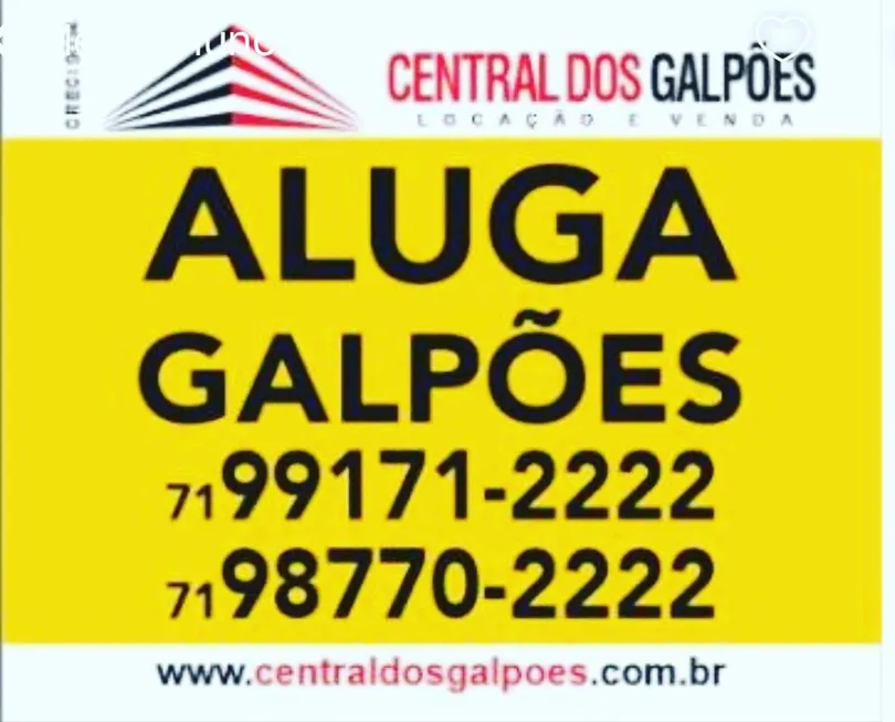 Foto 1 de Galpão/Depósito/Armazém para alugar, 1400m² em , Simões Filho