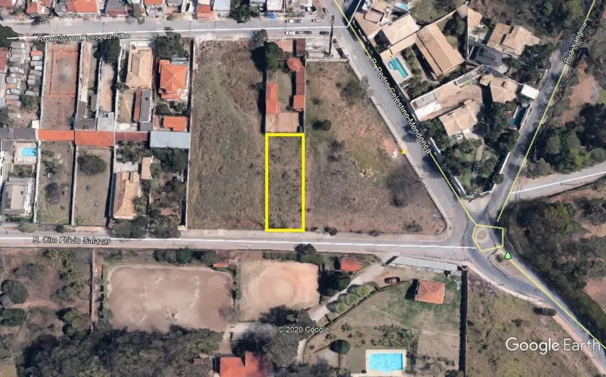 Foto 1 de Lote/Terreno à venda, 1000m² em Braúnas, Belo Horizonte