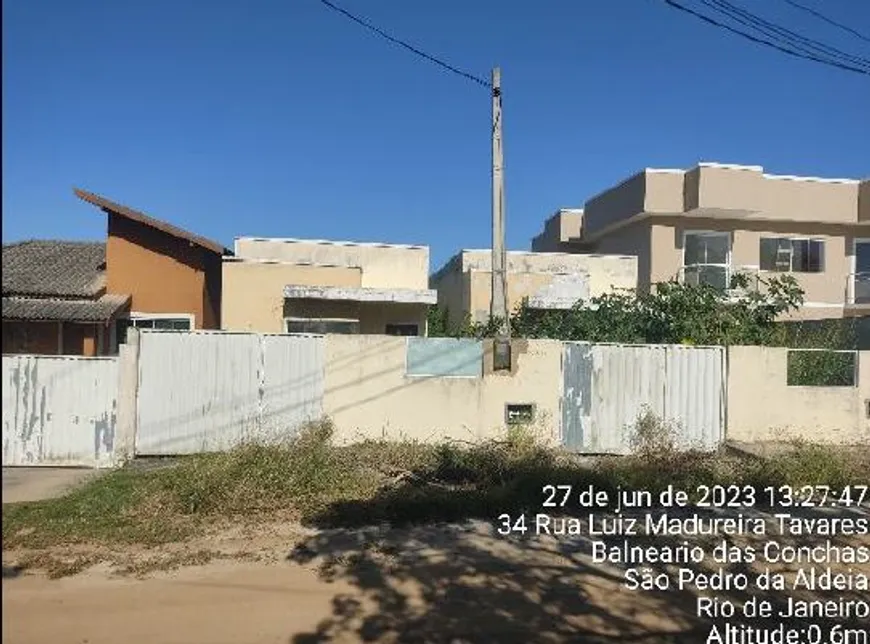 Foto 1 de Casa com 2 Quartos à venda, 69m² em Balneário das Conchas, São Pedro da Aldeia