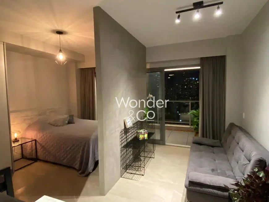 Foto 1 de Apartamento com 1 Quarto para alugar, 41m² em Brooklin, São Paulo