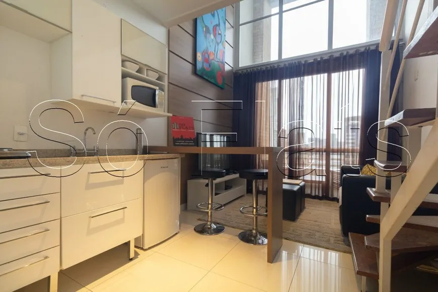 Foto 1 de Apartamento com 1 Quarto à venda, 40m² em Brooklin, São Paulo