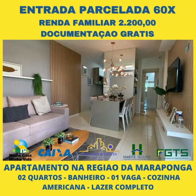 Foto 1 de Apartamento com 2 Quartos à venda, 45m² em Mondubim, Fortaleza