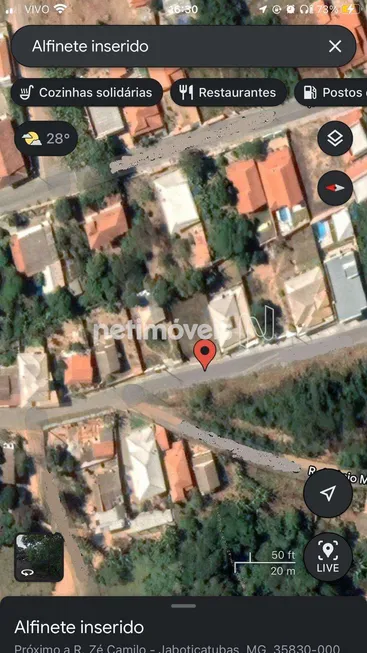 Foto 1 de Lote/Terreno à venda, 384m² em , Jaboticatubas