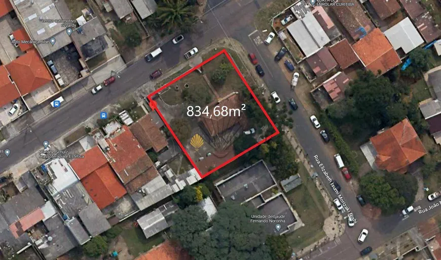 Foto 1 de Lote/Terreno à venda, 834m² em Santa Cândida, Curitiba