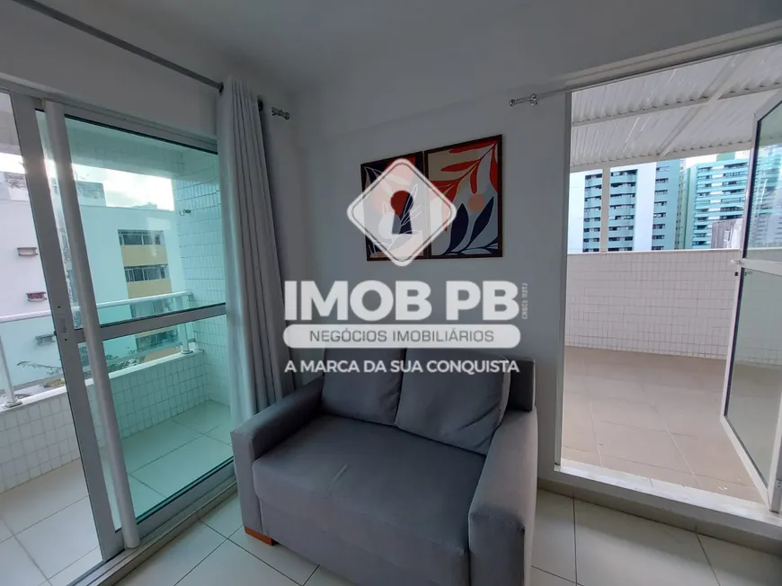 Foto 1 de Apartamento com 1 Quarto para alugar, 60m² em Tambaú, João Pessoa