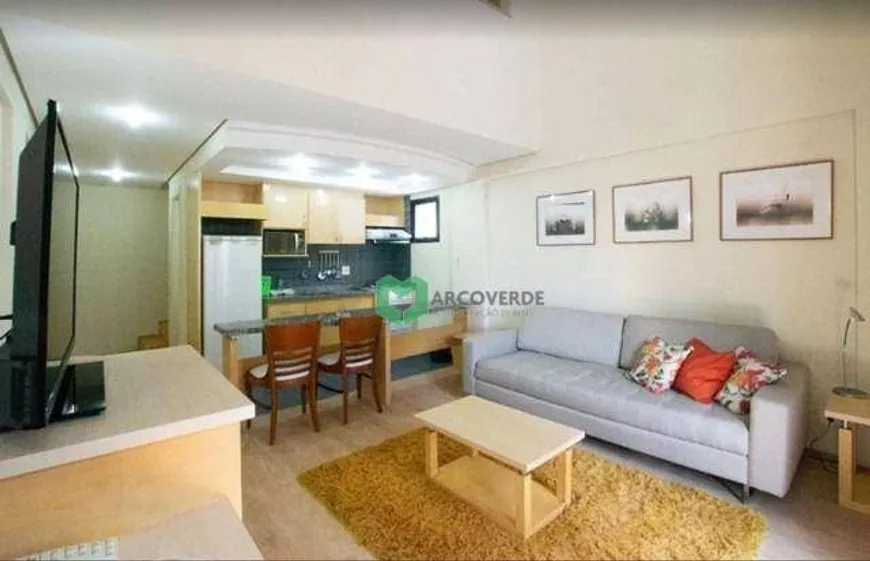 Foto 1 de Apartamento com 1 Quarto para alugar, 55m² em Indianópolis, São Paulo