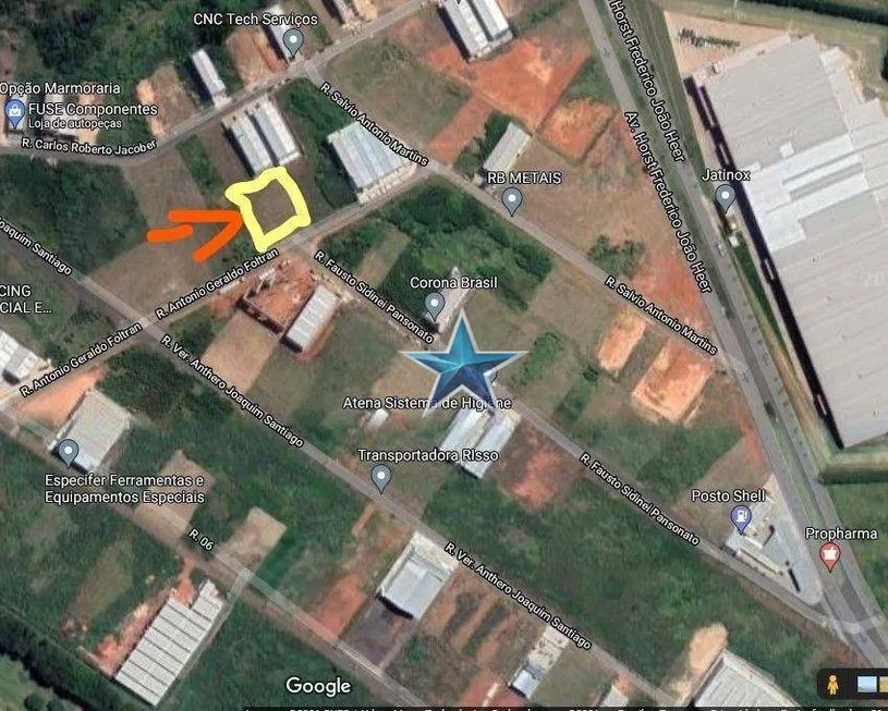 Foto 1 de Lote/Terreno à venda, 1000m² em Caldeira, Indaiatuba