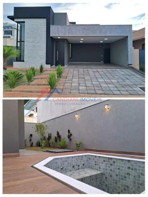 Foto 1 de Casa de Condomínio com 3 Quartos à venda, 350m² em Loteamento Terras de Florenca, Ribeirão Preto