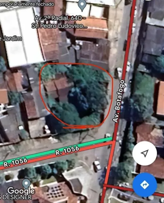 Foto 1 de Lote/Terreno à venda, 584m² em Setor Pedro Ludovico, Goiânia