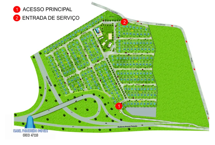 Foto 1 de Lote/Terreno à venda, 450m² em Praia Linda, São Pedro da Aldeia