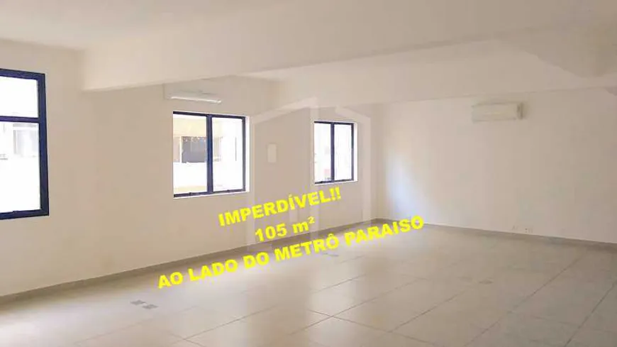 Foto 1 de Sala Comercial para alugar, 105m² em Paraíso, São Paulo