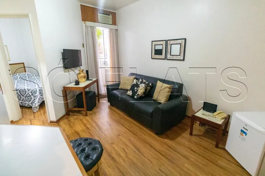 Foto 1 de Flat com 1 Quarto para alugar, 35m² em Jardim Paulista, São Paulo