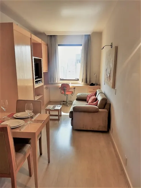 Foto 1 de Flat com 1 Quarto para alugar, 45m² em Itaim Bibi, São Paulo