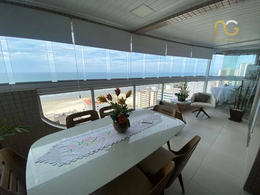 Foto 1 de Apartamento com 3 Quartos à venda, 124m² em Aviação, Praia Grande