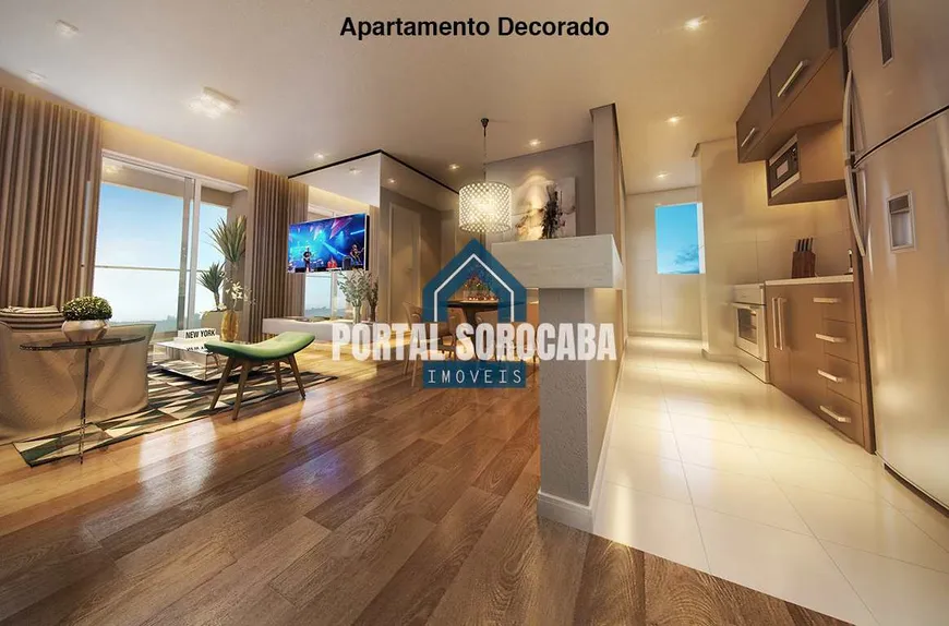 Foto 1 de Apartamento com 2 Quartos à venda, 59m² em Chacaras Reunidas Sao Jorge, Sorocaba
