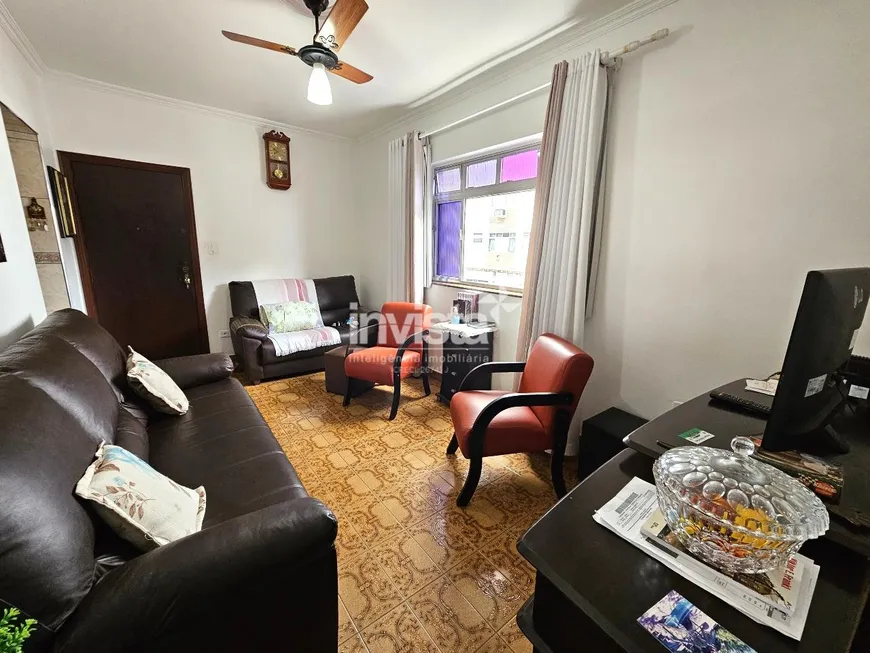 Foto 1 de Apartamento com 3 Quartos à venda, 85m² em Ponta da Praia, Santos