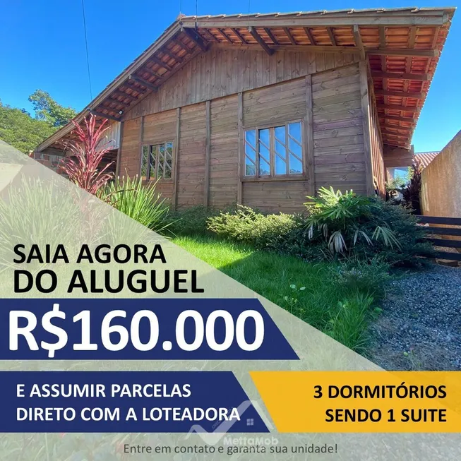 Foto 1 de Casa com 3 Quartos à venda, 120m² em Porto Grande, Araquari