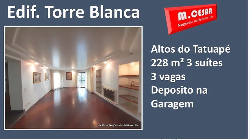 Foto 1 de Apartamento com 3 Quartos à venda, 228m² em Tatuapé, São Paulo