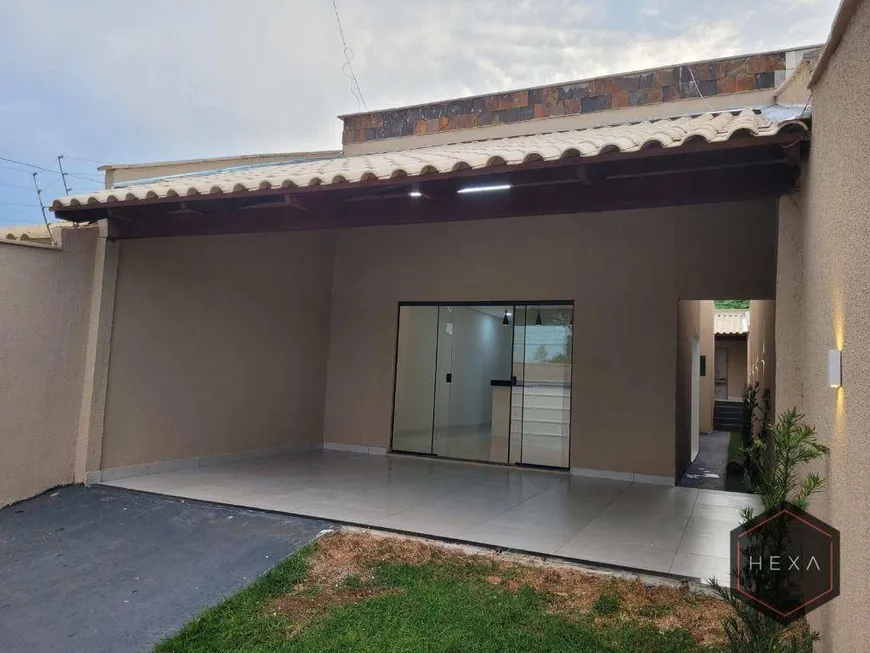 Foto 1 de Casa com 3 Quartos à venda, 118m² em Residencial Pilar dos Sonhos, Goiânia