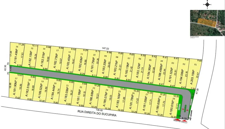 Foto 1 de Lote/Terreno à venda, 180m² em Parque Florestal, Camaçari