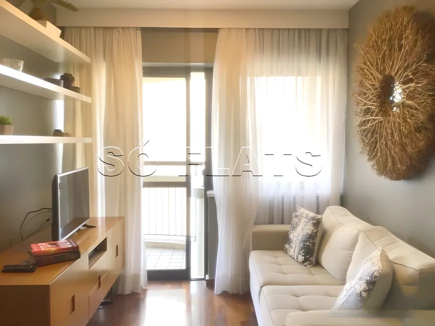 Foto 1 de Flat com 1 Quarto à venda, 34m² em Itaim Bibi, São Paulo