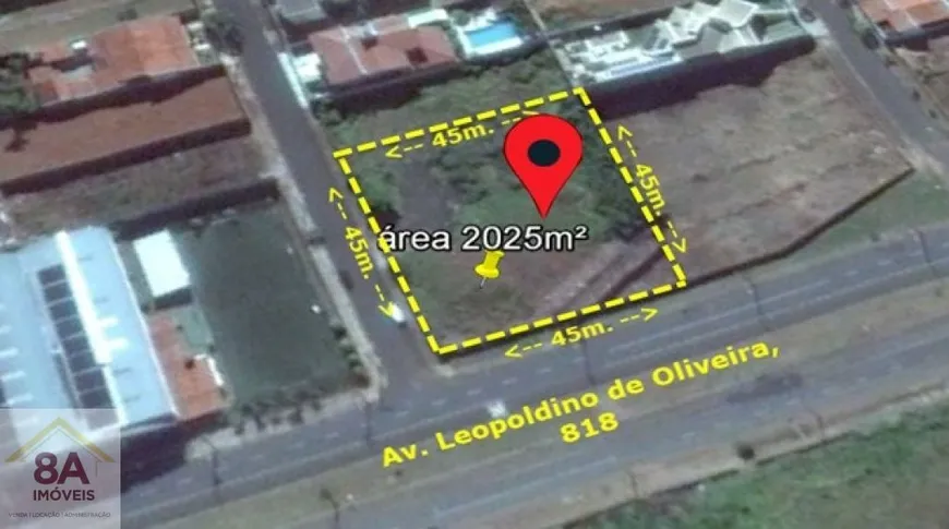 Foto 1 de Lote/Terreno à venda, 2025m² em Centro, Uberaba