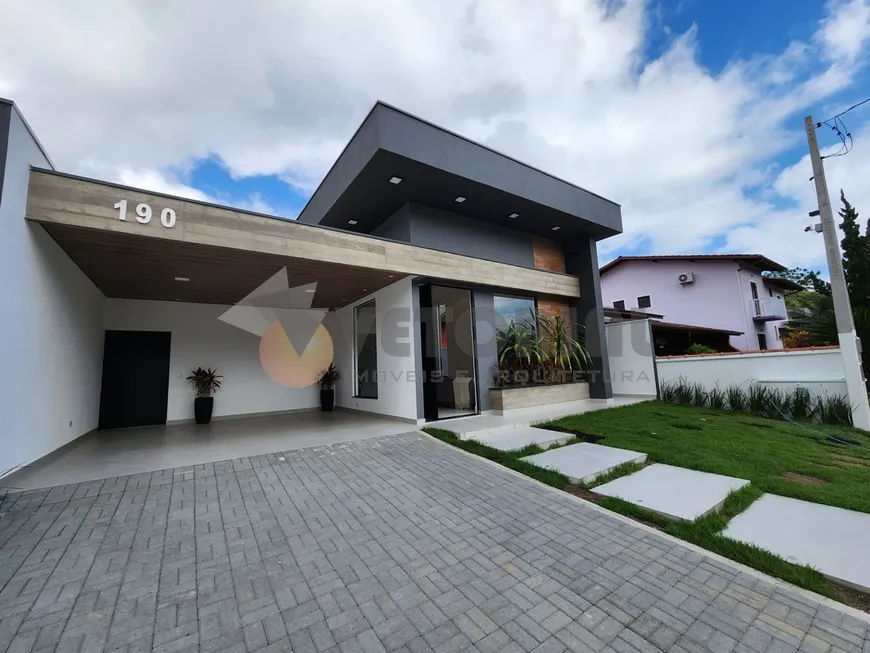 Foto 1 de Casa de Condomínio com 4 Quartos à venda, 200m² em Mocóca, Caraguatatuba
