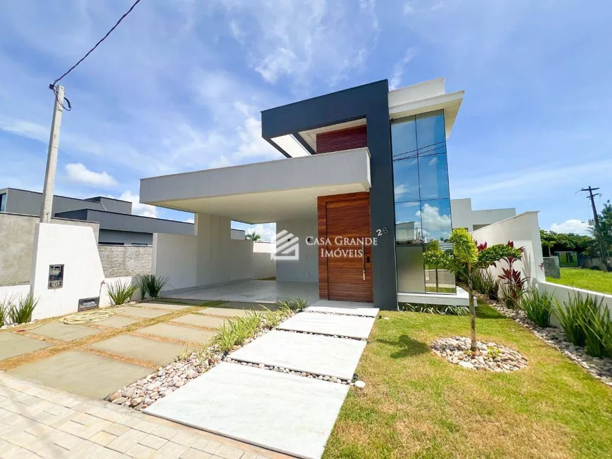 Foto 1 de Casa de Condomínio com 3 Quartos à venda, 148m² em Centro, Macaíba