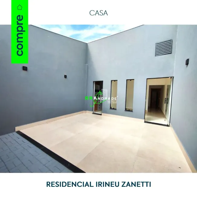 Foto 1 de Casa com 2 Quartos à venda, 85m² em Residencial Irineu Zanetti, Franca