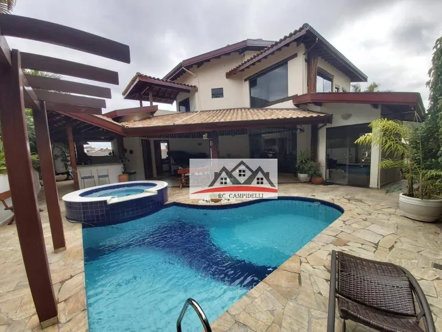 Foto 1 de Casa de Condomínio com 3 Quartos à venda, 347m² em Condominio Residencial Terras do Caribe, Valinhos