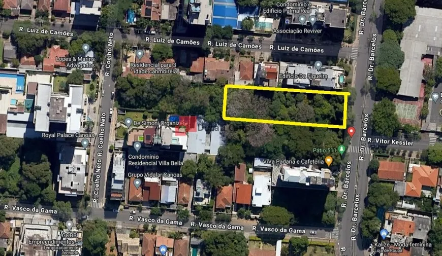 Foto 1 de Lote/Terreno à venda, 245m² em Centro, Canoas