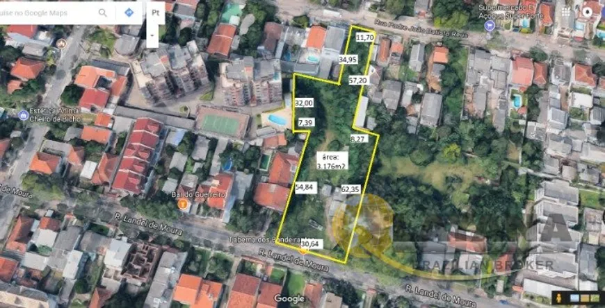 Foto 1 de Lote/Terreno à venda, 3100m² em Tristeza, Porto Alegre