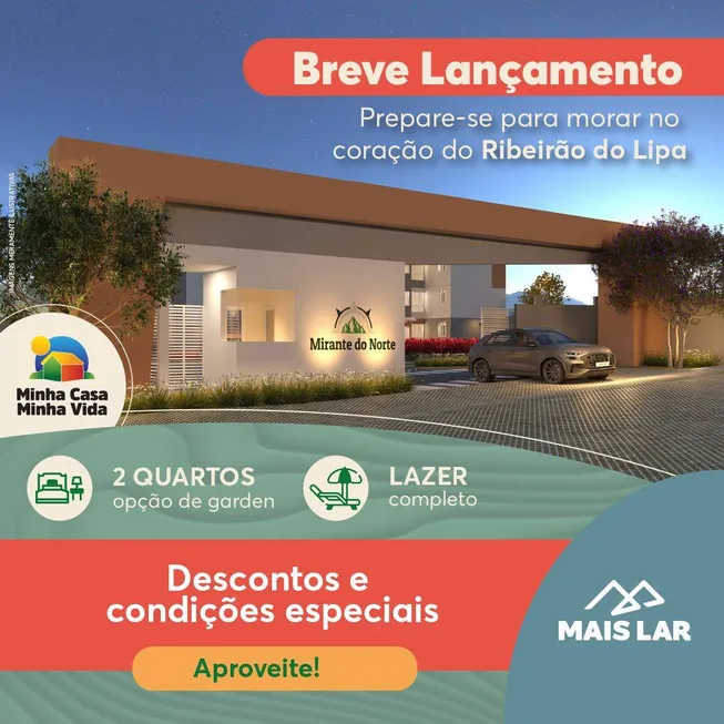 Foto 1 de Apartamento com 2 Quartos à venda, 39m² em Ribeirão do Lipa, Cuiabá