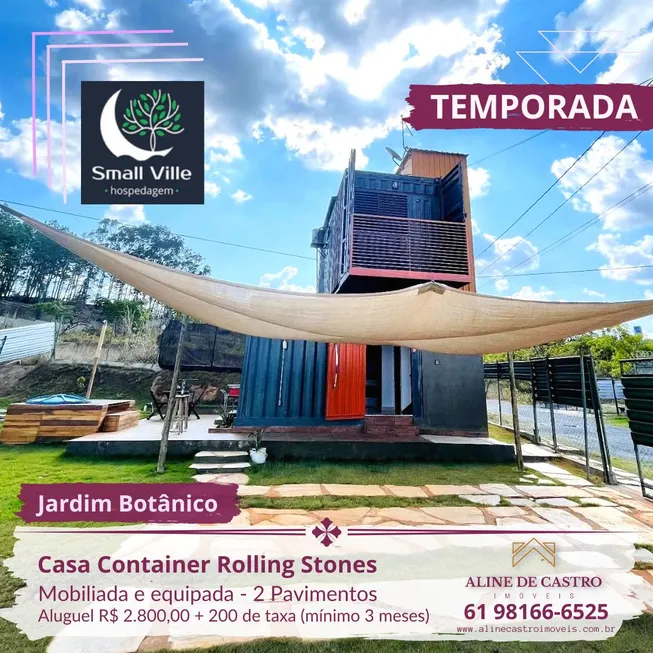 Foto 1 de Sobrado com 2 Quartos para alugar, 50m² em Setor Habitacional Jardim Botânico, Brasília