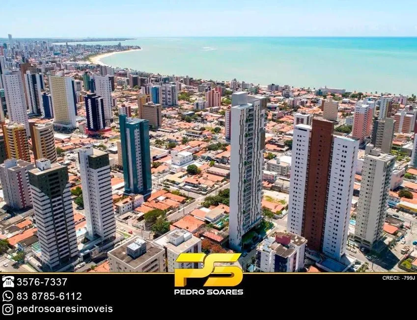 Foto 1 de Apartamento com 3 Quartos à venda, 114m² em Manaíra, João Pessoa