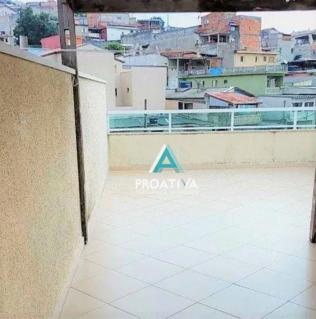 Foto 1 de Cobertura com 2 Quartos à venda, 80m² em Vila Lutecia, Santo André