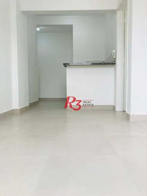 Foto 1 de Apartamento com 1 Quarto à venda, 47m² em Embaré, Santos