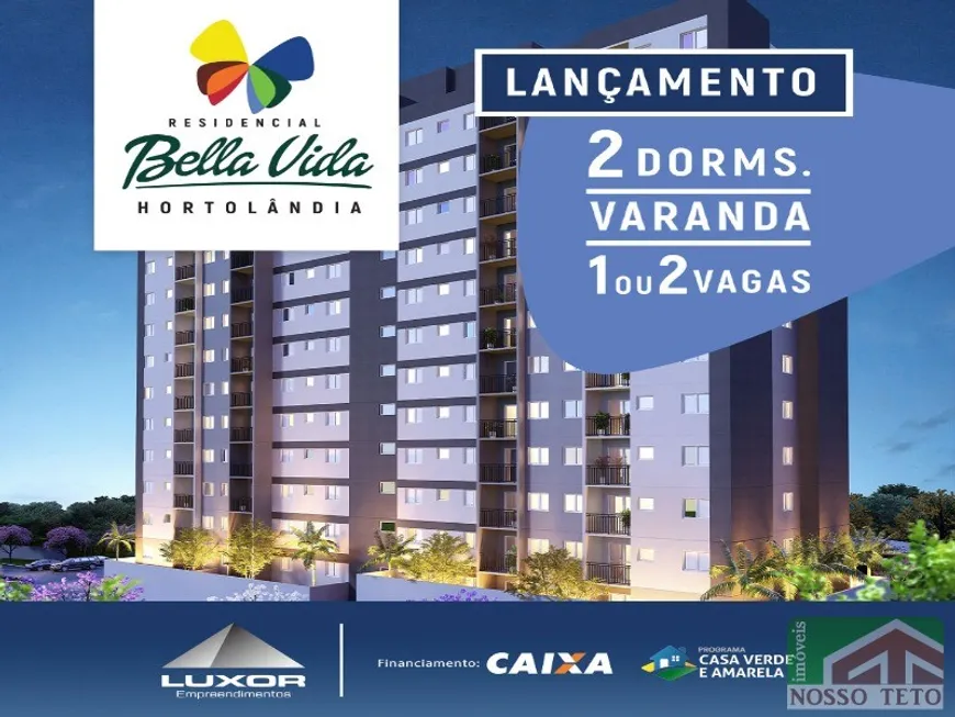 Foto 1 de Apartamento com 2 Quartos à venda, 60m² em Vila Real Continuacao, Hortolândia