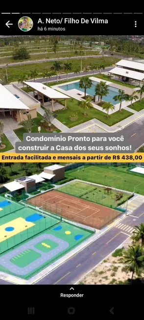 Foto 1 de Lote/Terreno à venda, 205m² em Vida Nova, Parnamirim